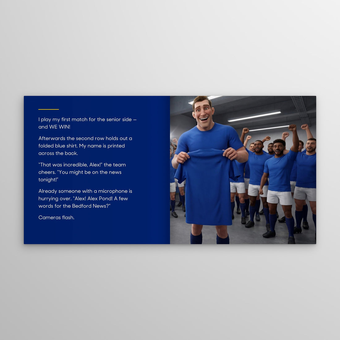 My Name'5 Doddie personalised storybook — their name on the shirt [05-spread-b]