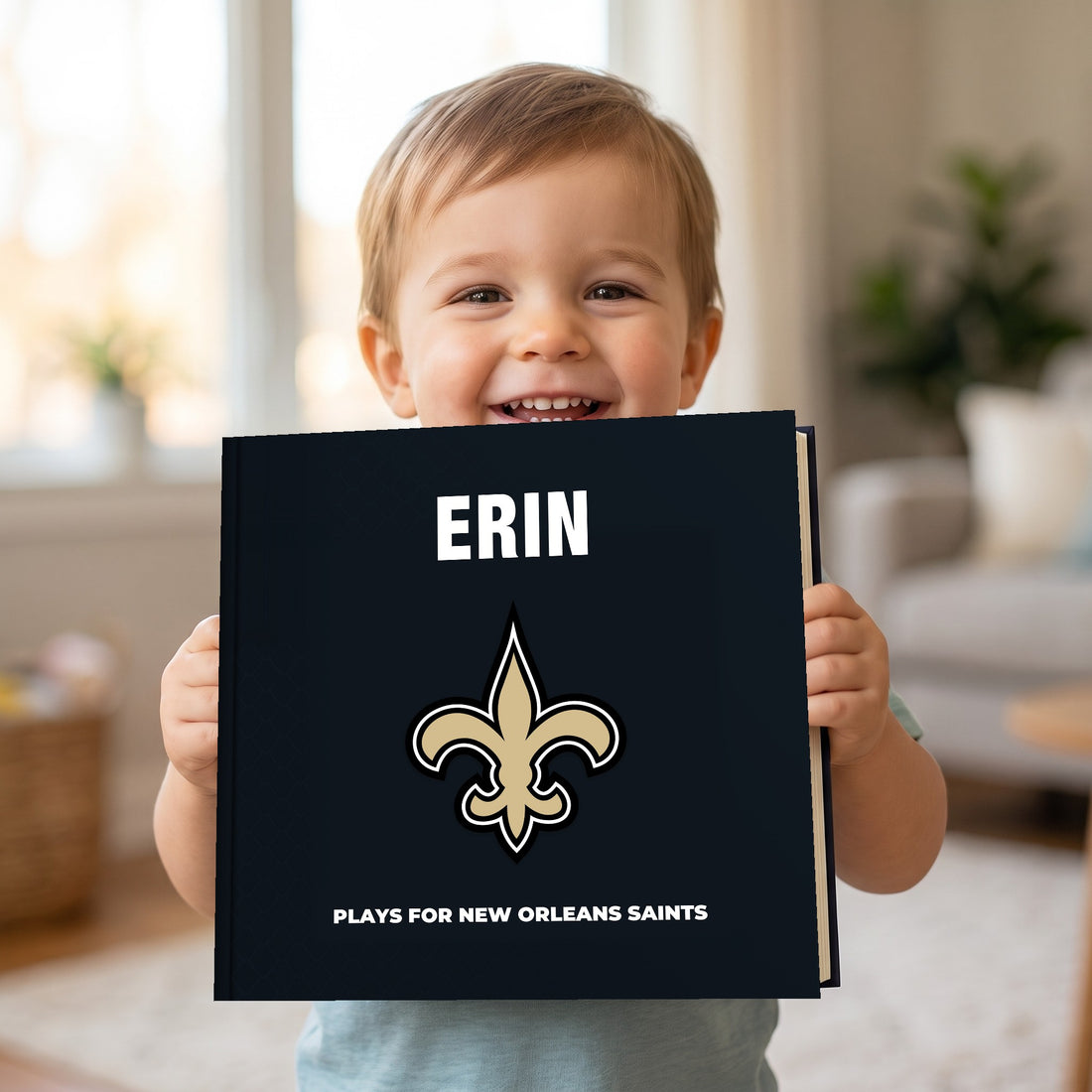 New Orleans Saints Personalised Storybook — Loved at home
