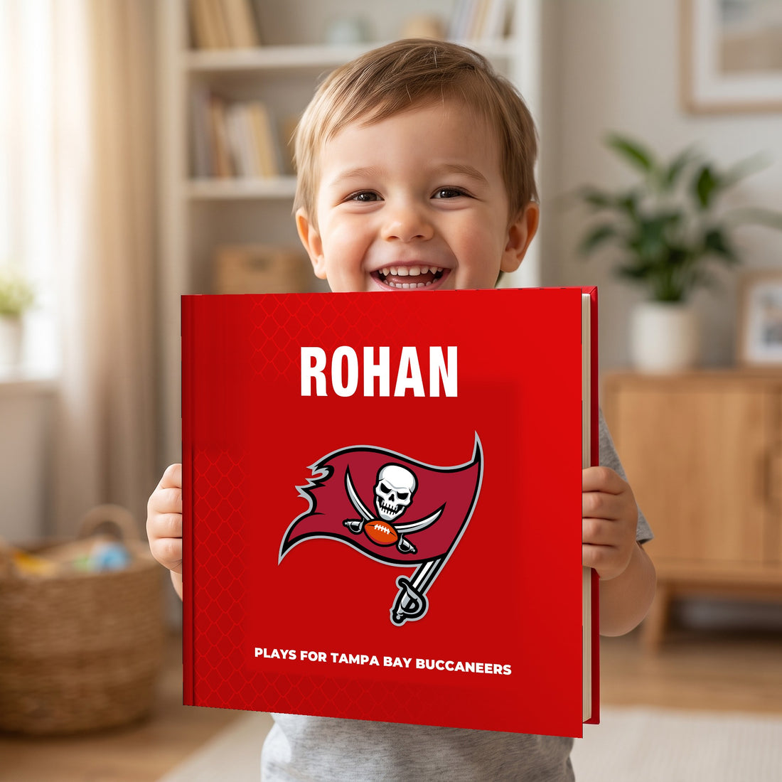 Tampa Bay Buccaneers Personalised Storybook — Loved at home