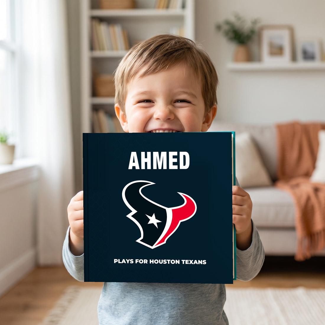 Houston Texans Personalised Storybook — Loved at home