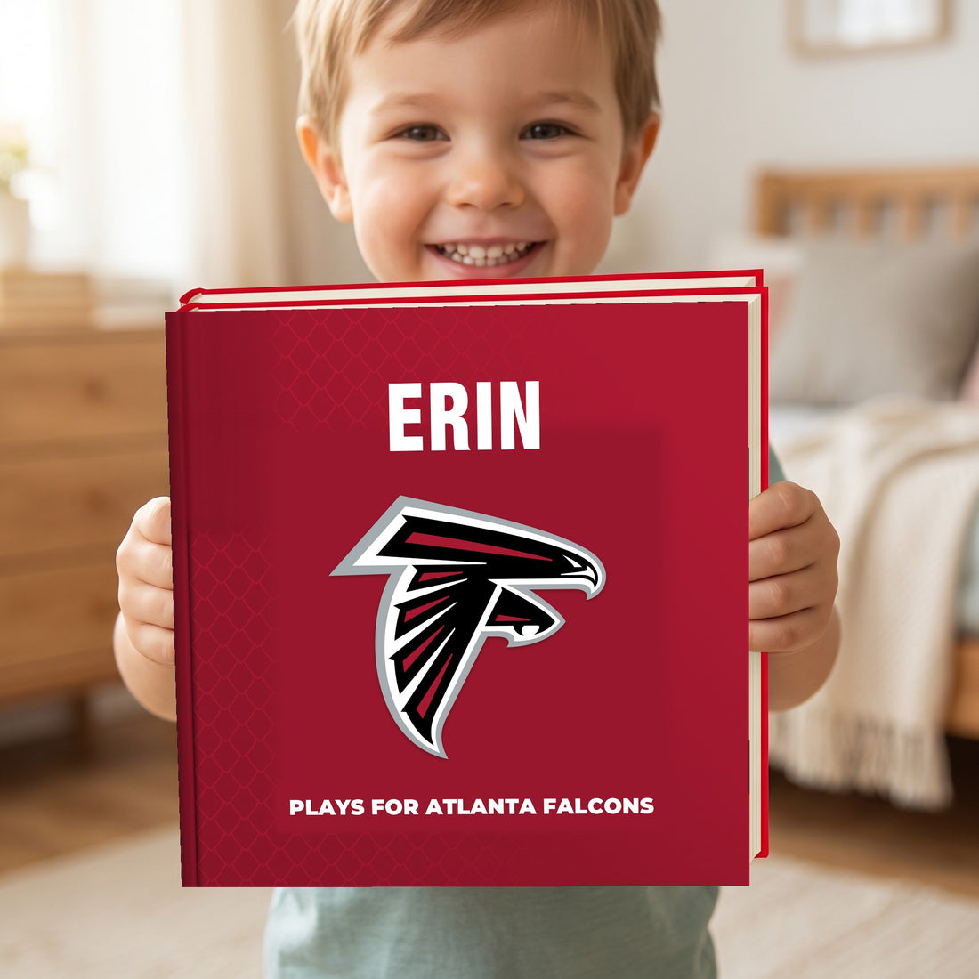 Atlanta Falcons Personalised Storybook — Loved at home