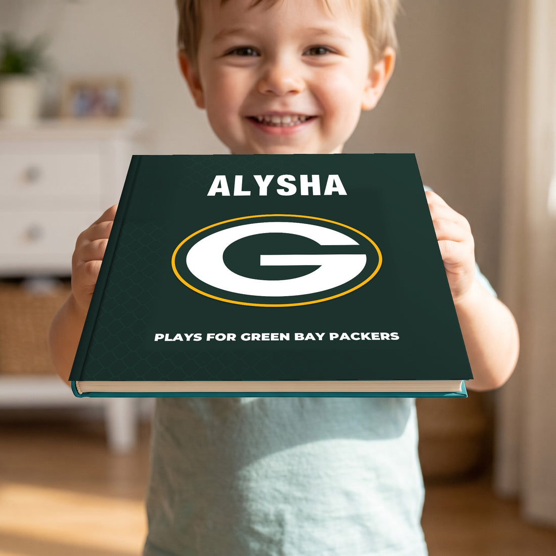 Green Bay Packers Personalised Storybook — Loved at home