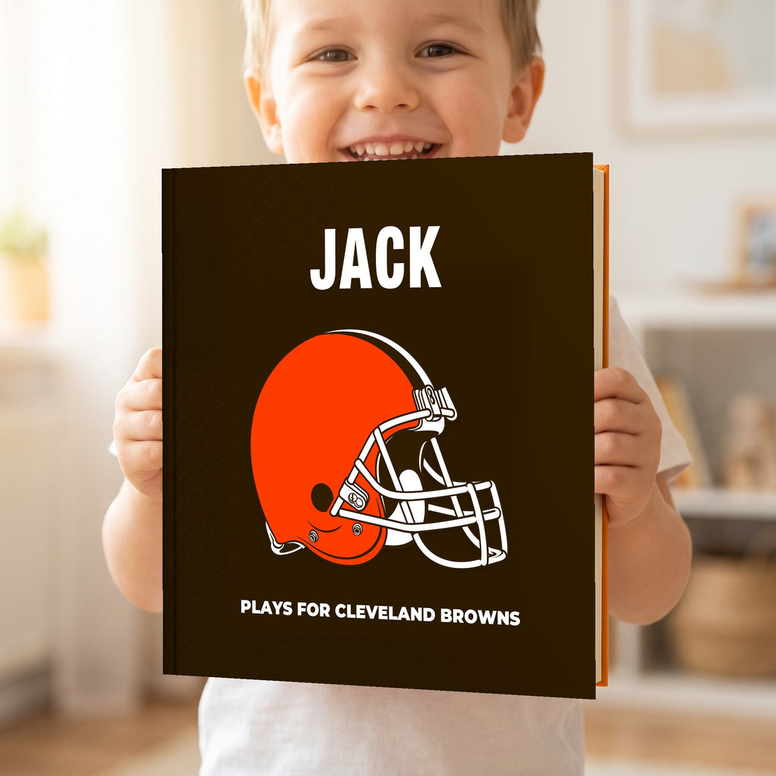 Cleveland Browns Personalised Storybook — Loved at home