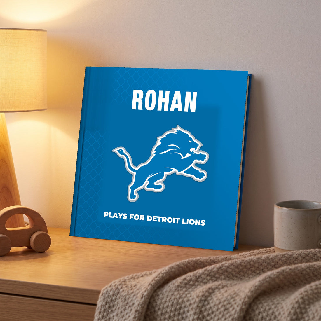 Detroit Lions Personalised Storybook — Bedtime favourite