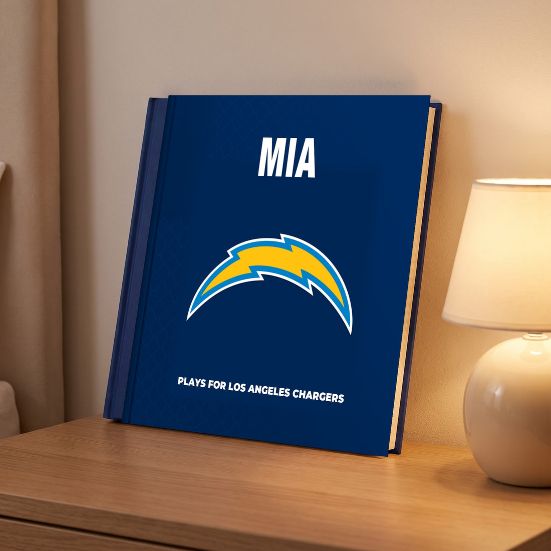 Los Angeles Chargers Personalised Storybook — Bedtime favourite