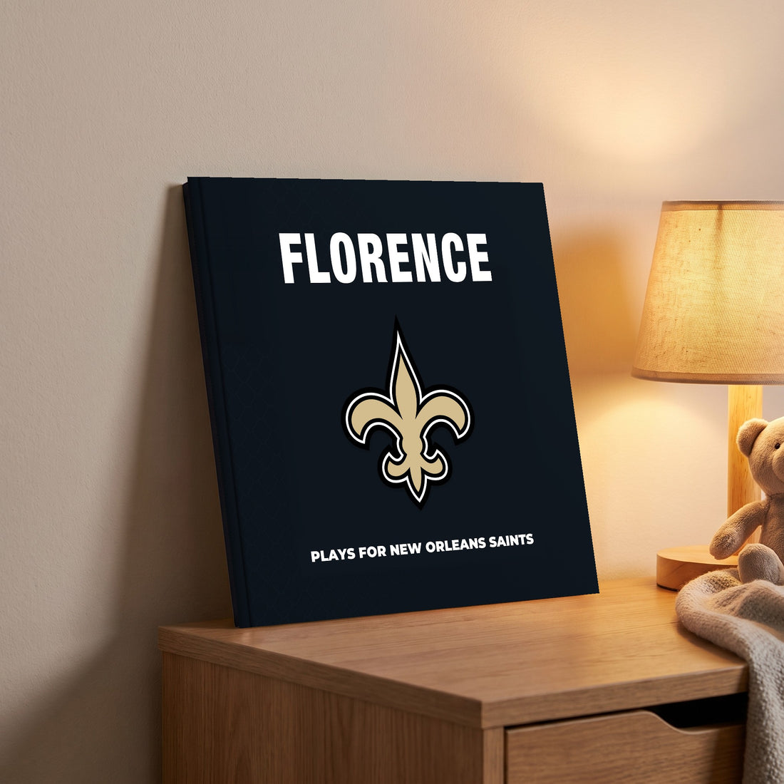 New Orleans Saints Personalised Storybook — Bedtime favourite