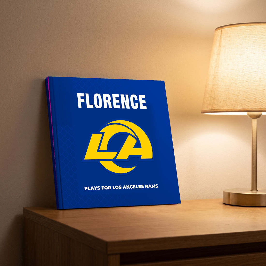 Los Angeles Rams Personalised Storybook — Bedtime favourite