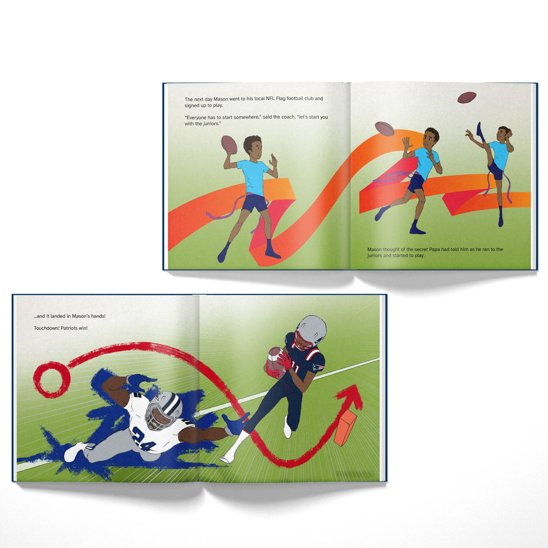 NFL New England Patriots Personalised Storybook