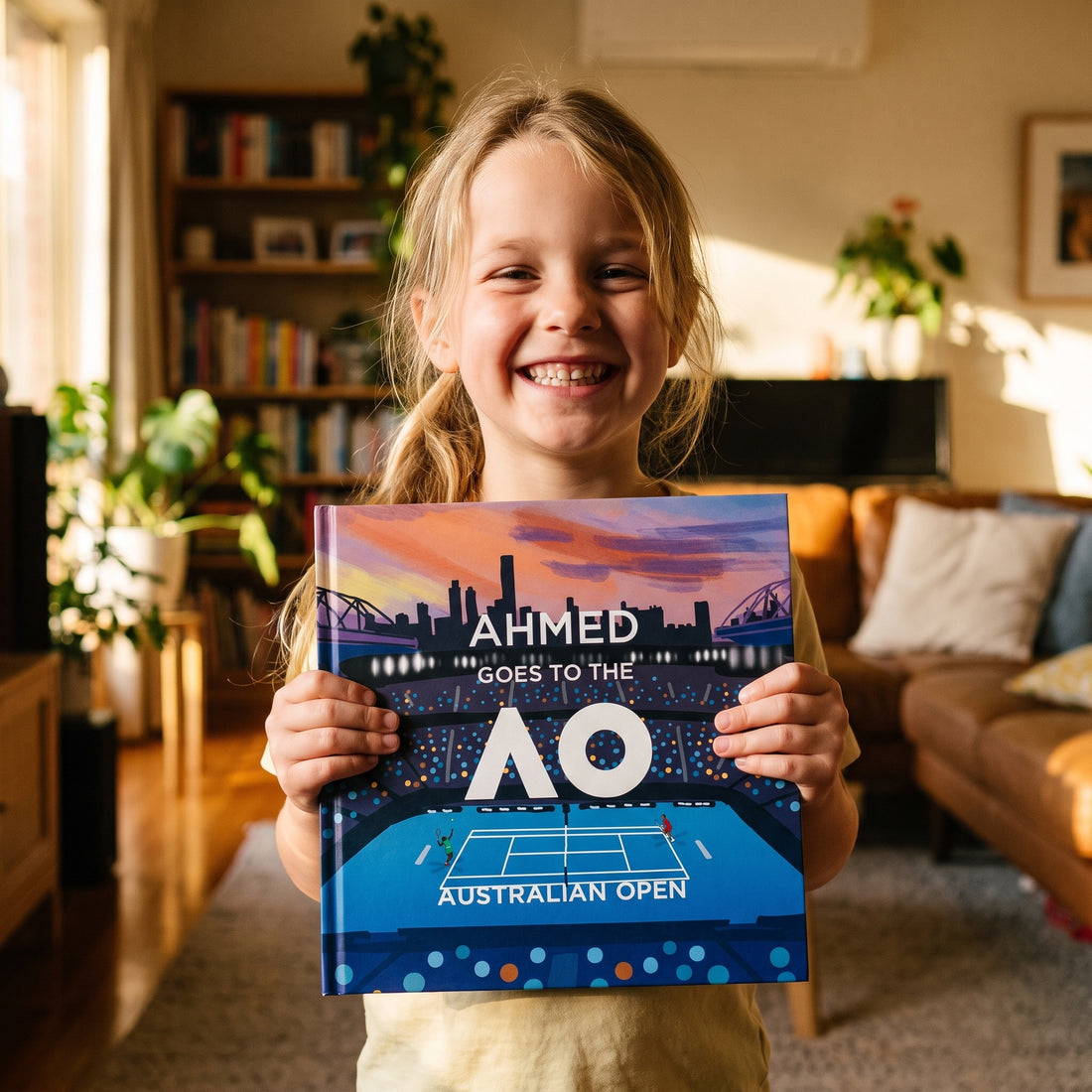 Australian Open Personalised Storybook — Loved at home