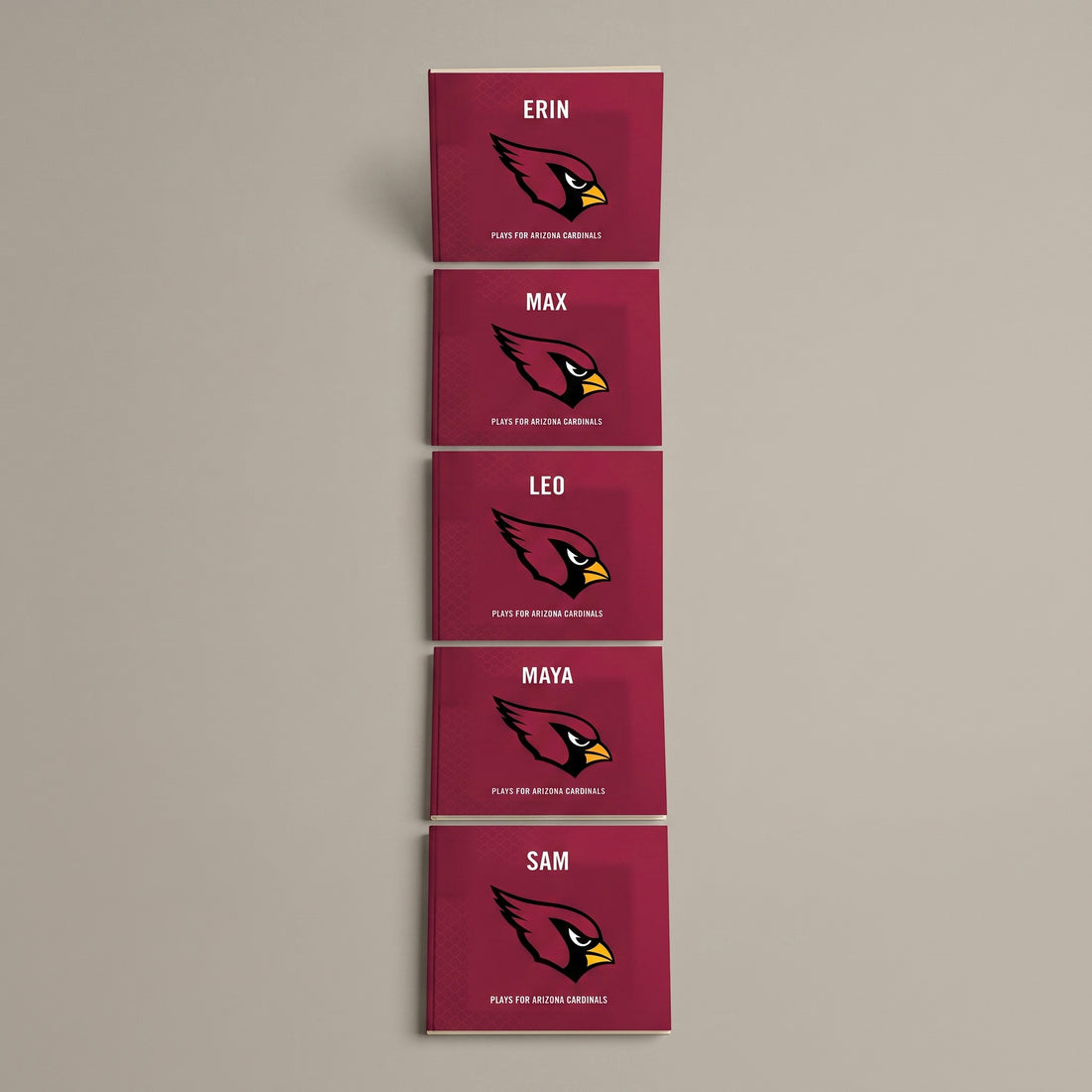 Arizona Cardinals Personalised Storybook — Every name belongs