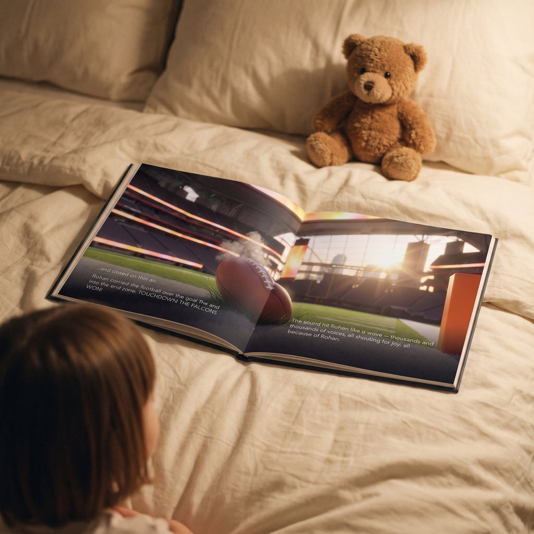 Atlanta Falcons Personalised Storybook — The winning touchdown