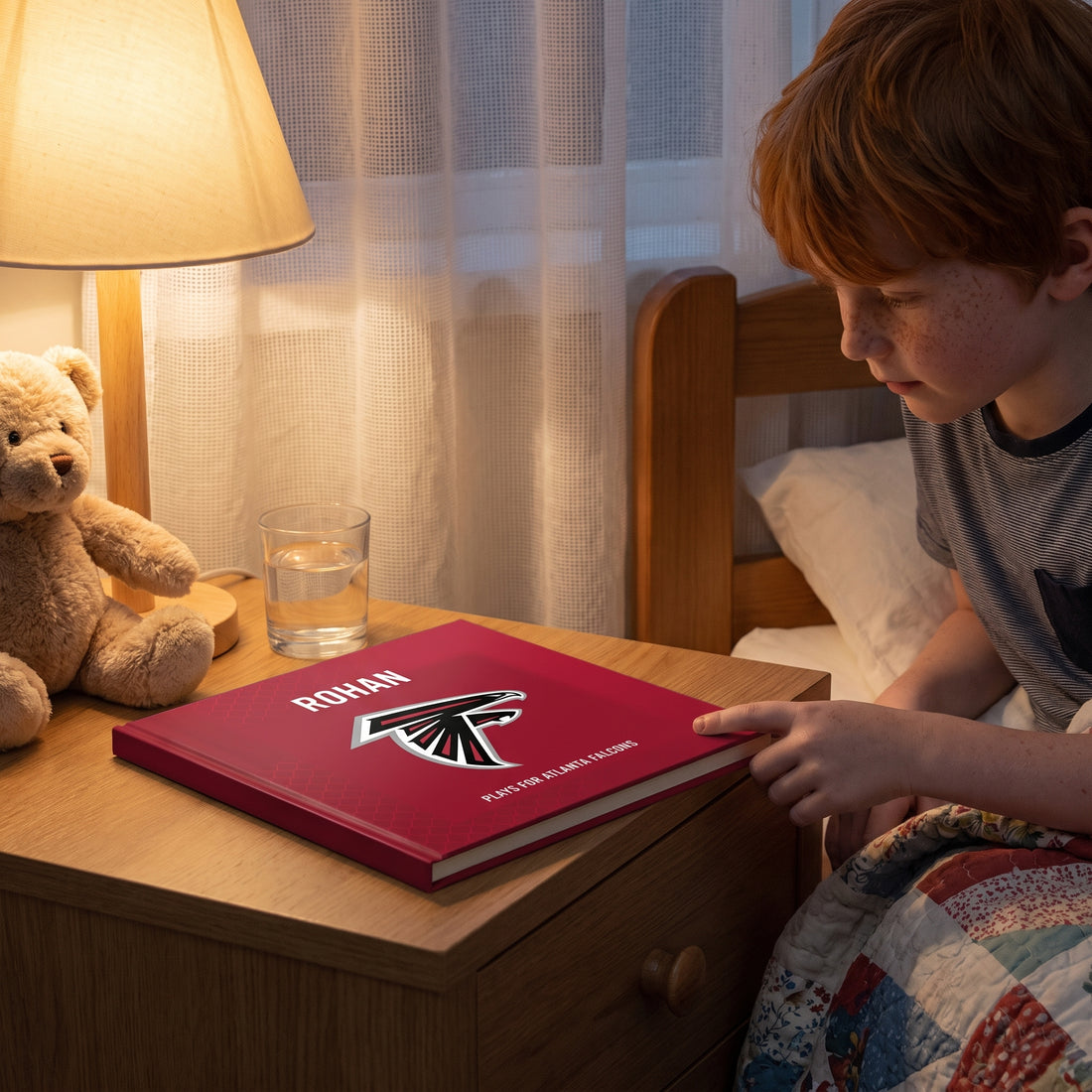 Atlanta Falcons Personalised Storybook — Bedtime favourite