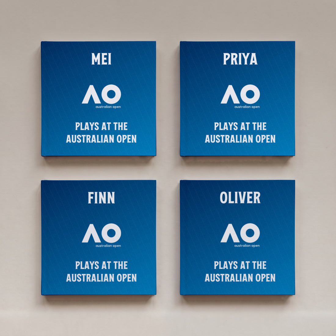Australian Open Personalised Storybook — Every name belongs
