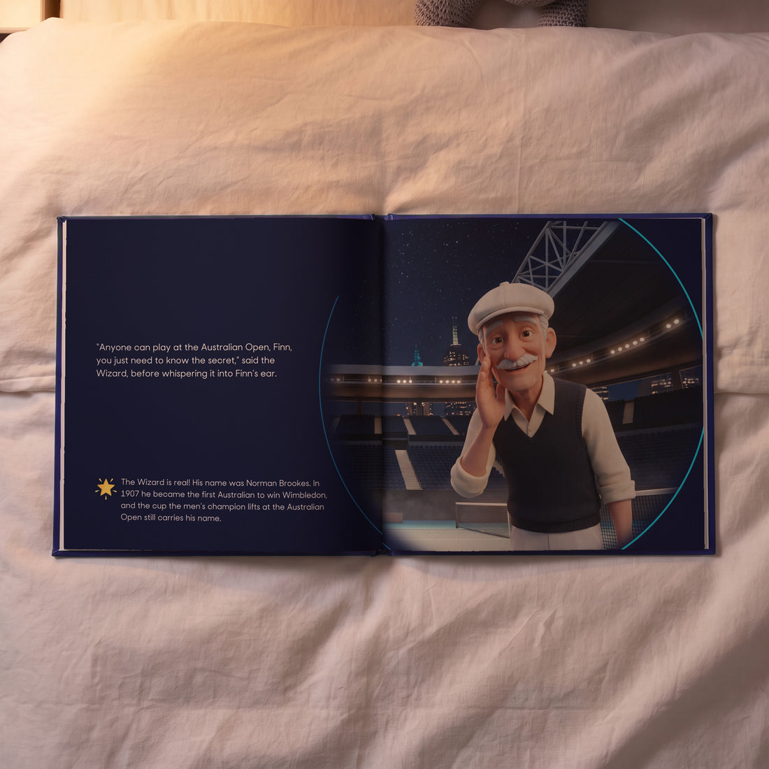 Australian Open Personalised Storybook — Their name in the story