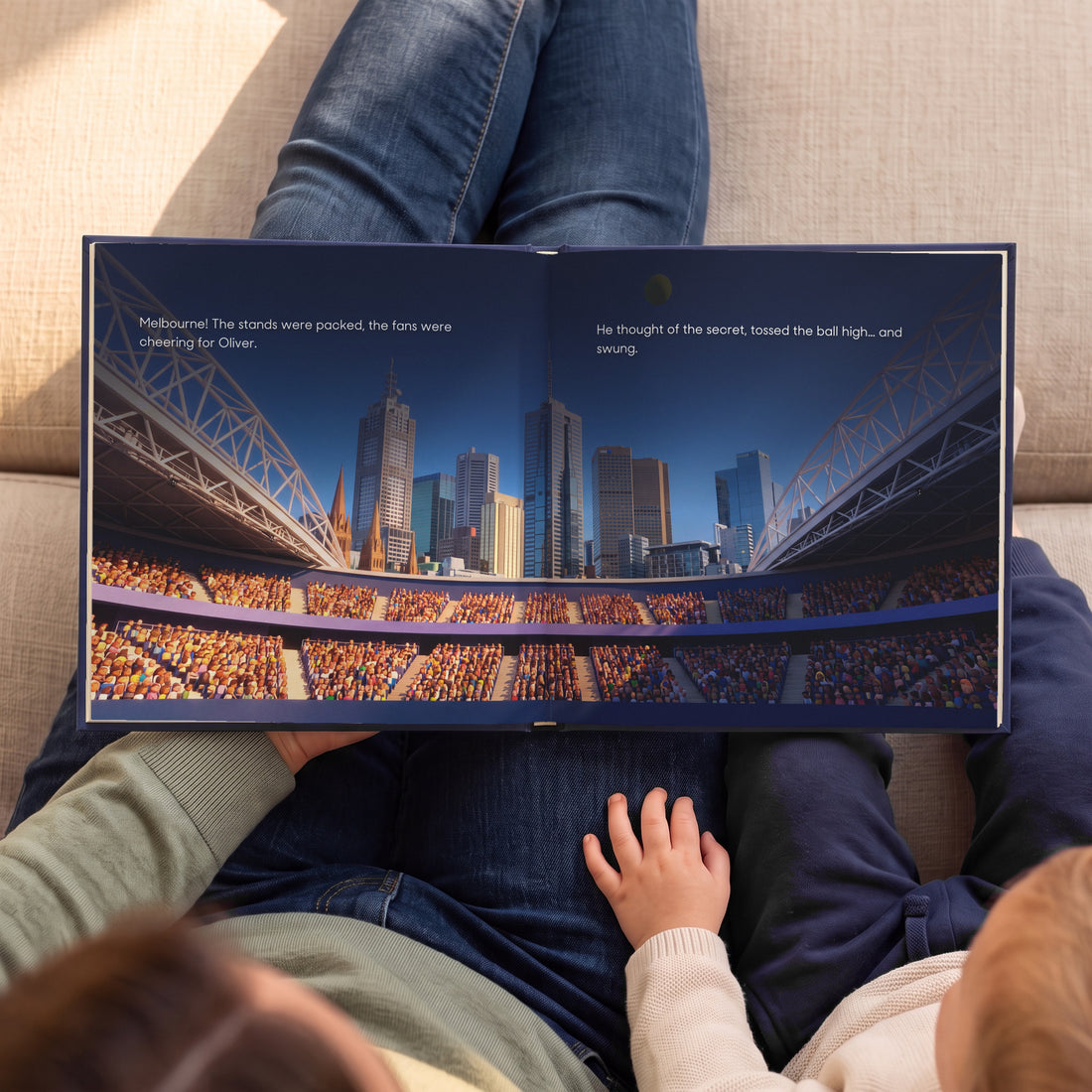Australian Open Personalised Storybook — Melbourne, and the arena waits