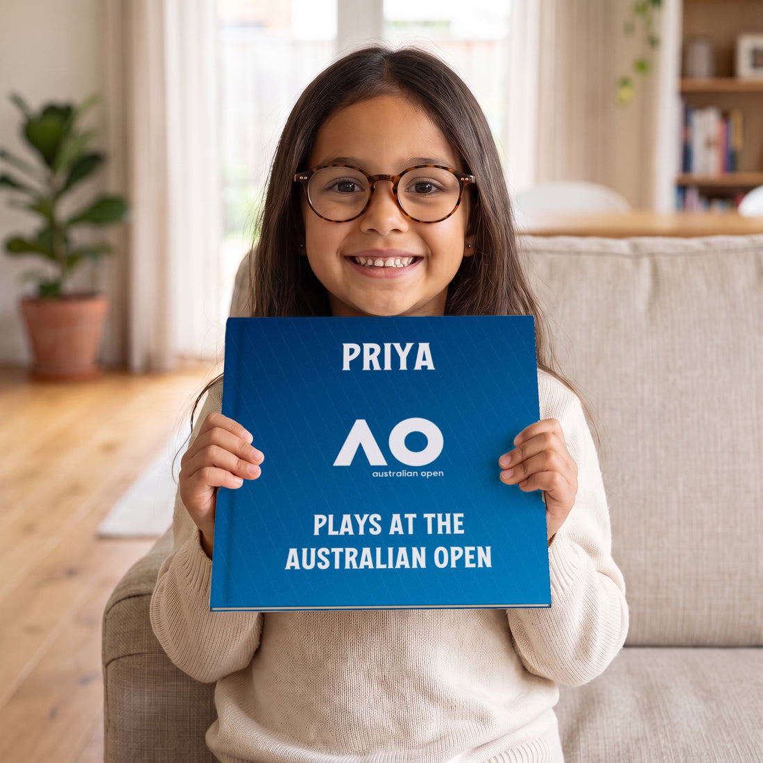 Australian Open Personalised Storybook — Loved at home