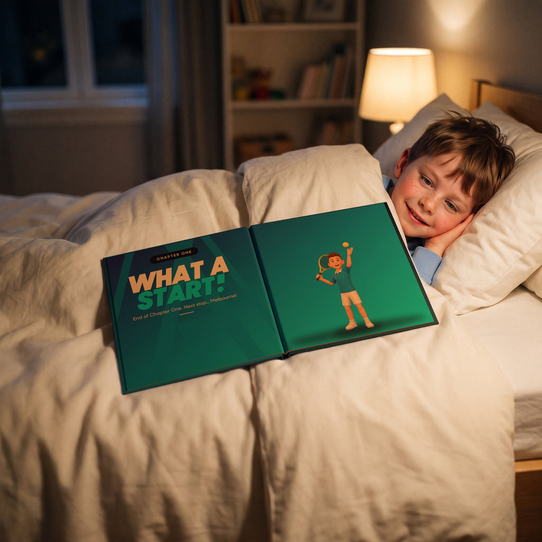 Australian Open Personalised Storybook — Bedtime story