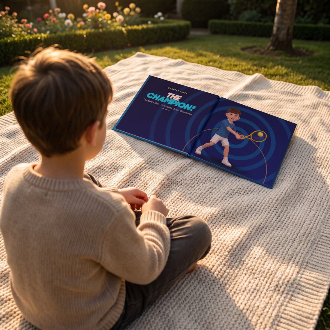 Australian Open Personalised Storybook — Golden-hour reading