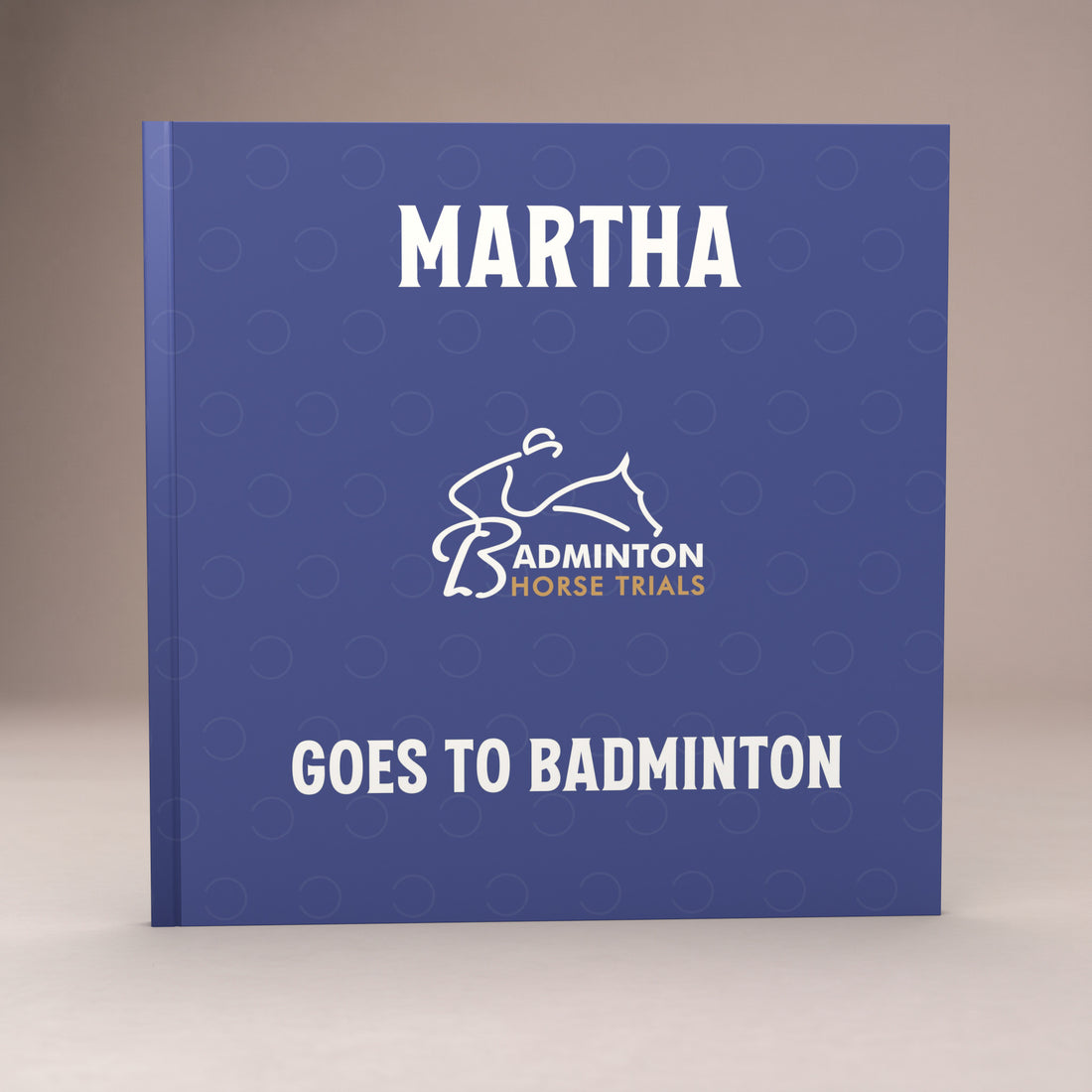Badminton Horse Trials Personalised Storybook — Front cover