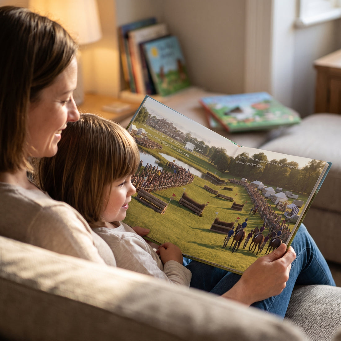Badminton Horse Trials Personalised Storybook — Their name on the big screen