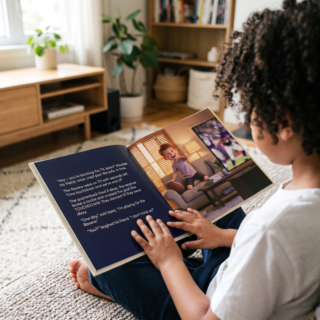 Baltimore Ravens Personalised Storybook — Where the dream begins