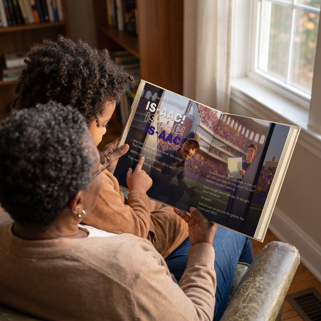 Baltimore Ravens Personalised Storybook — The crowd chants their name