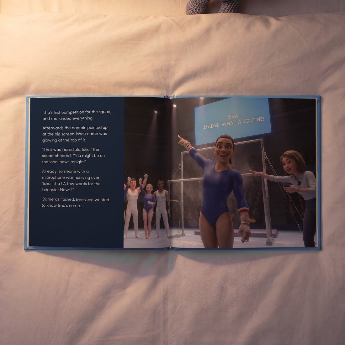 British Gymnastics Personalised Storybook — Their name on the big screen