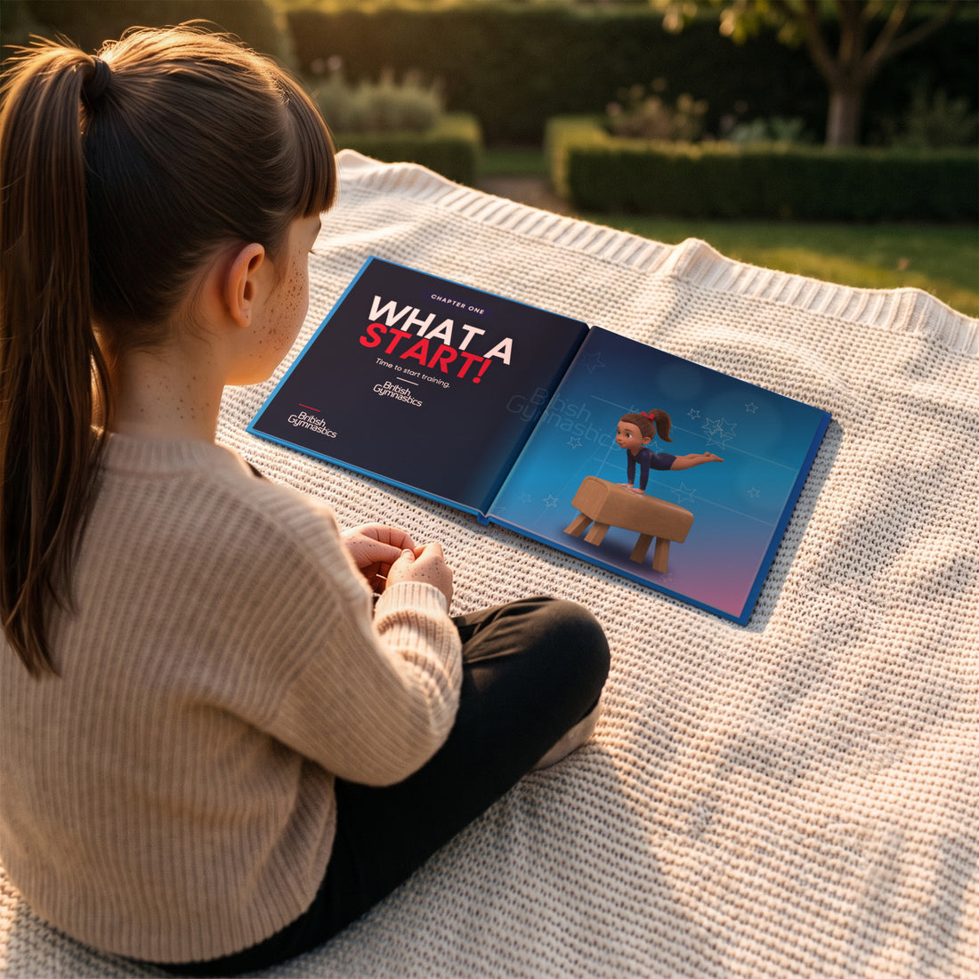 British Gymnastics Personalised Storybook — Golden-hour reading