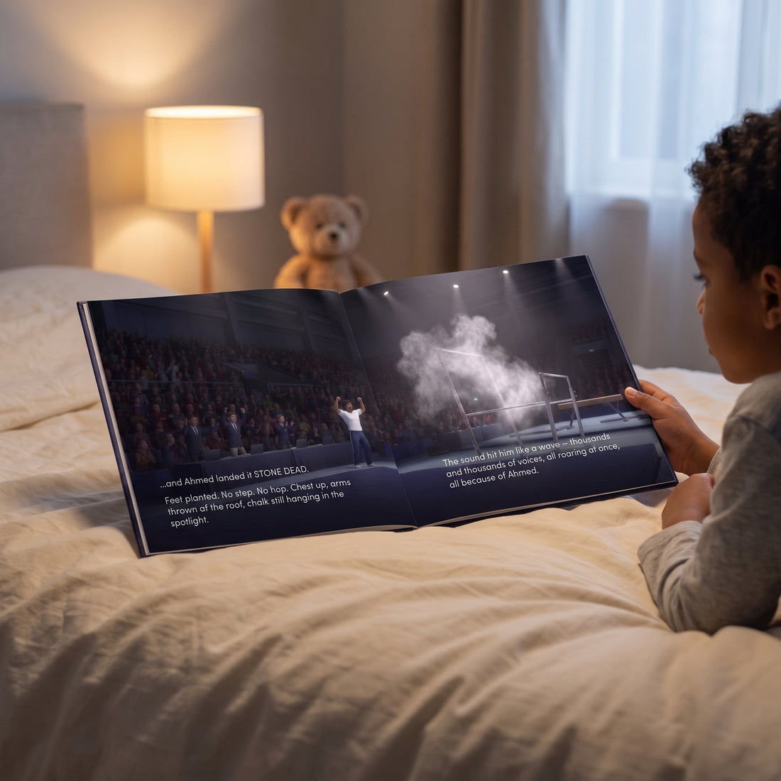 British Gymnastics Personalised Storybook — The stuck landing