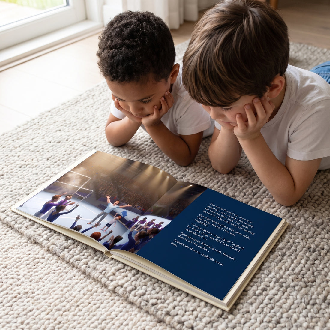 British Gymnastics Personalised Storybook — Their champion-gymnast page