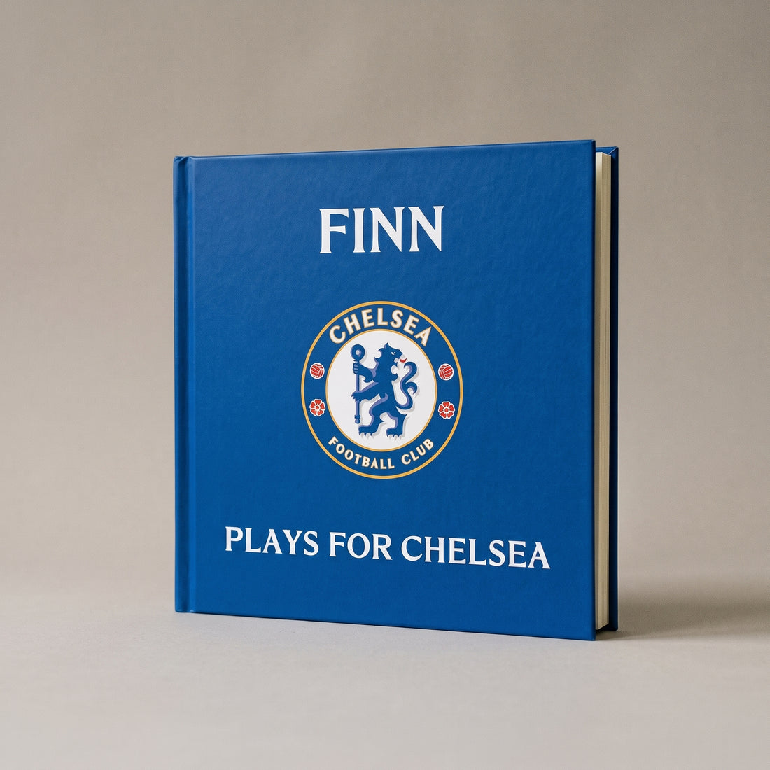 The Only Officially Licensed Chelsea FC Personalised Children’s Book — Front cover