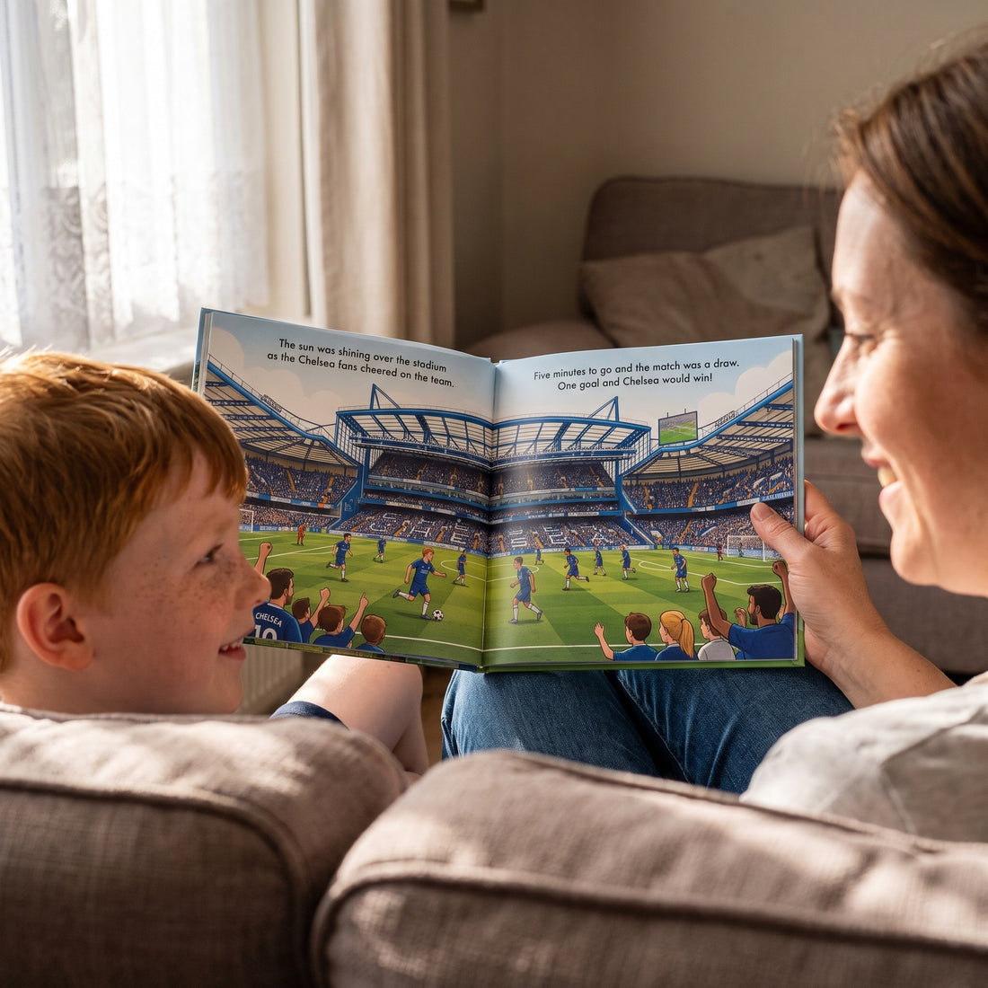 The Only Officially Licensed Chelsea FC Personalised Children’s Book — Their name on the shirt