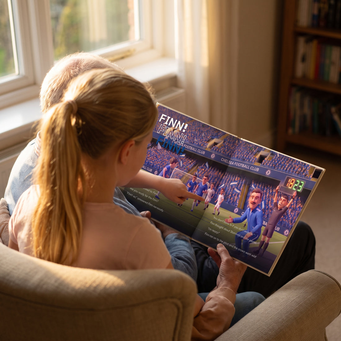 The Only Officially Licensed Chelsea FC Personalised Children’s Book — The crowd chants their name