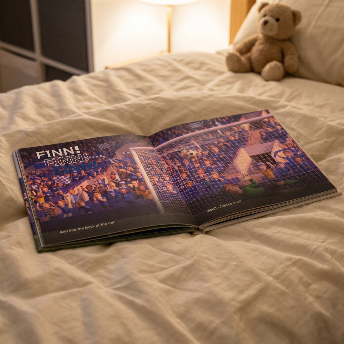 The Only Officially Licensed Chelsea FC Personalised Children’s Book — The winning goal