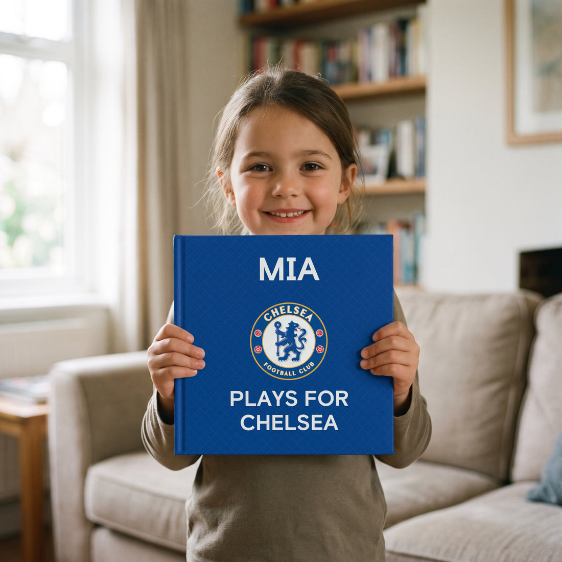 The Only Officially Licensed Chelsea FC Personalised Children’s Book — Loved at home