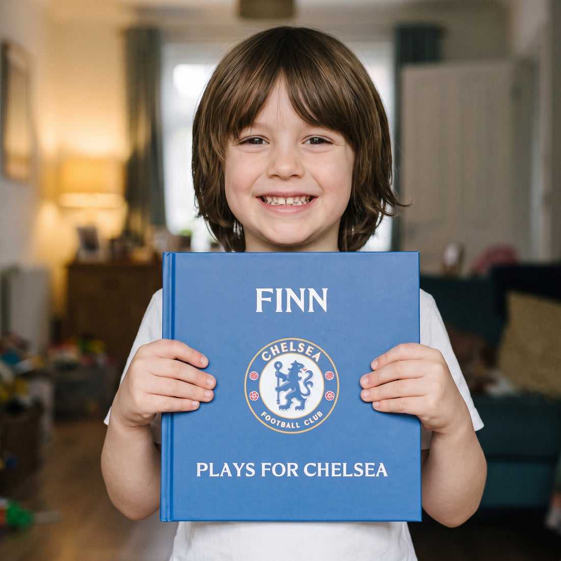 The Only Officially Licensed Chelsea FC Personalised Children’s Book — Loved at home