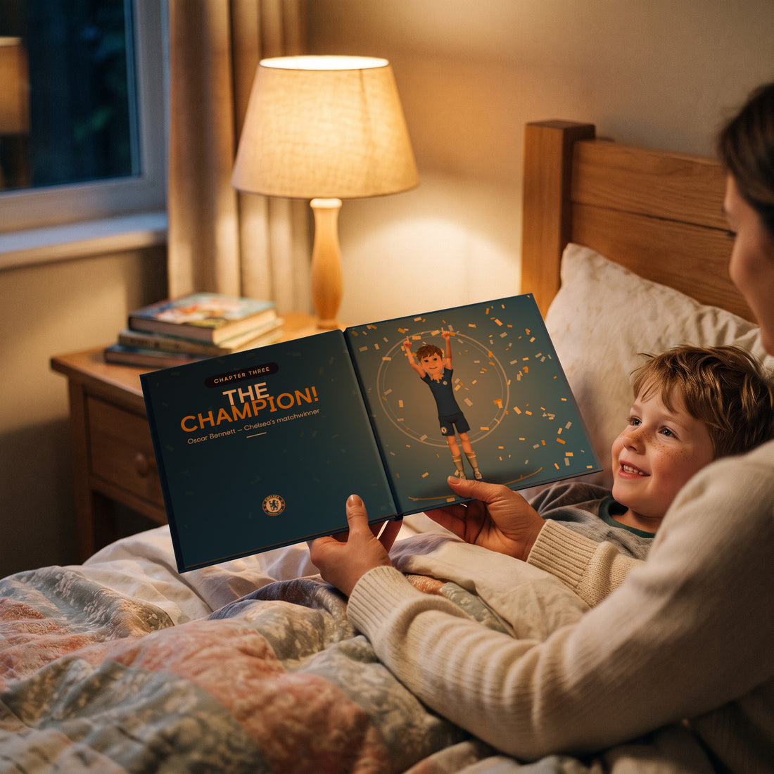 The Only Officially Licensed Chelsea FC Personalised Children’s Book — Bedtime story