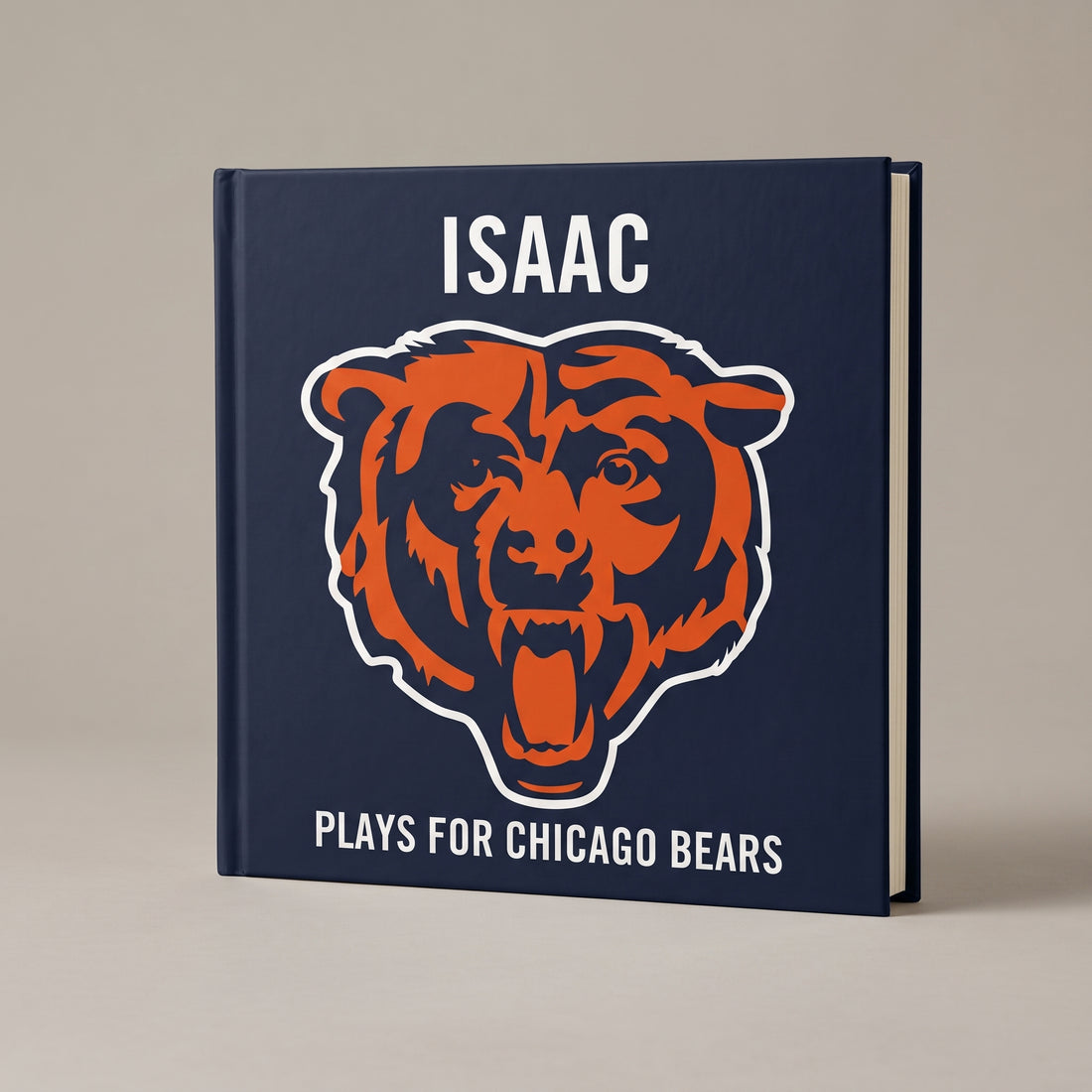 NFL Chicago Bears Personalised Storybook — Front cover