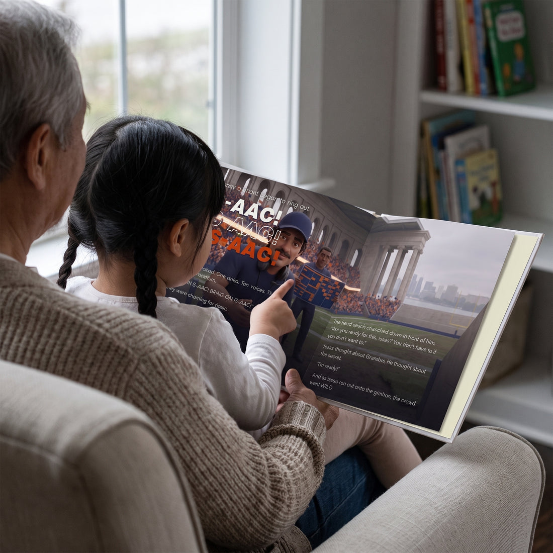 NFL Chicago Bears Personalised Storybook — The crowd chants their name