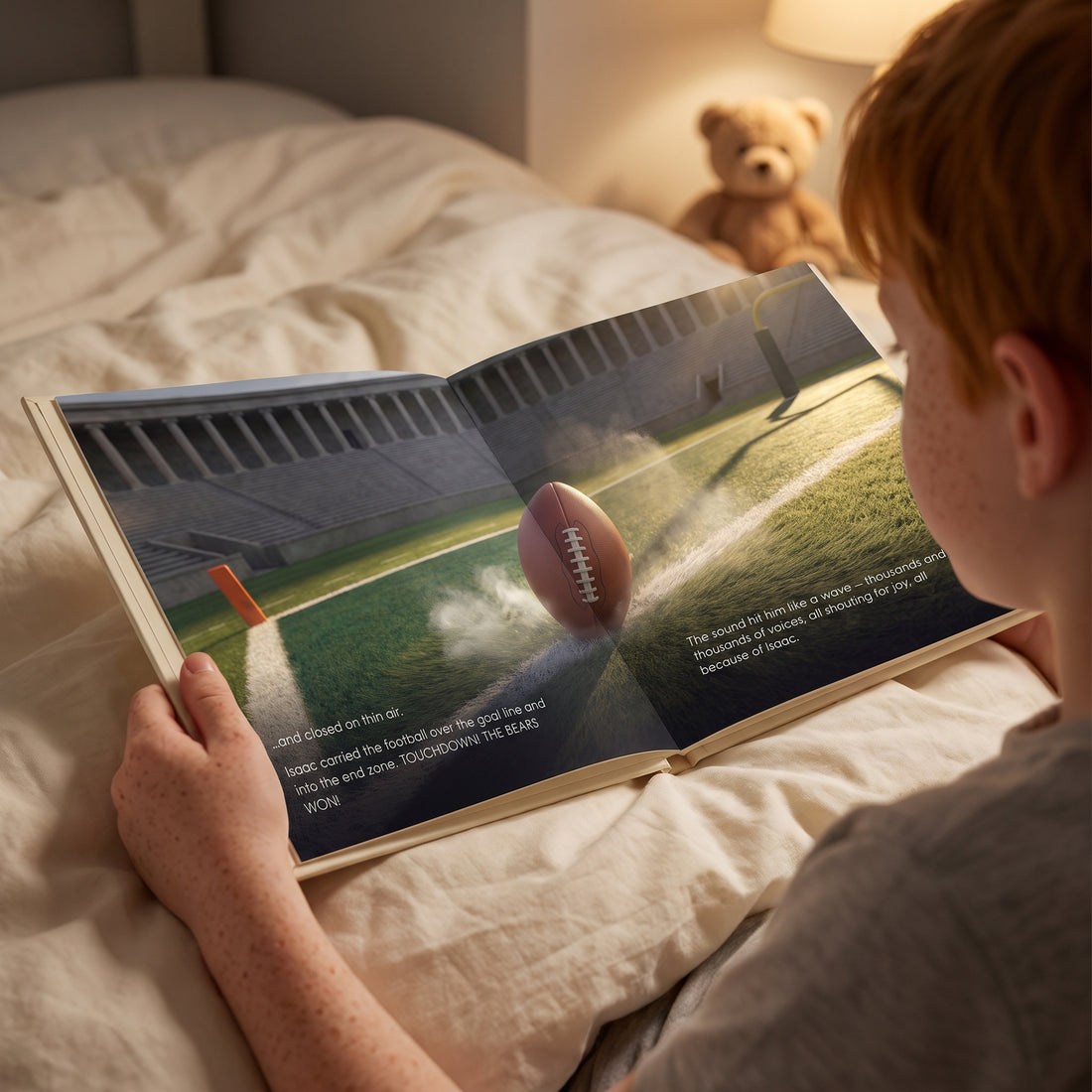 NFL Chicago Bears Personalised Storybook — The winning touchdown