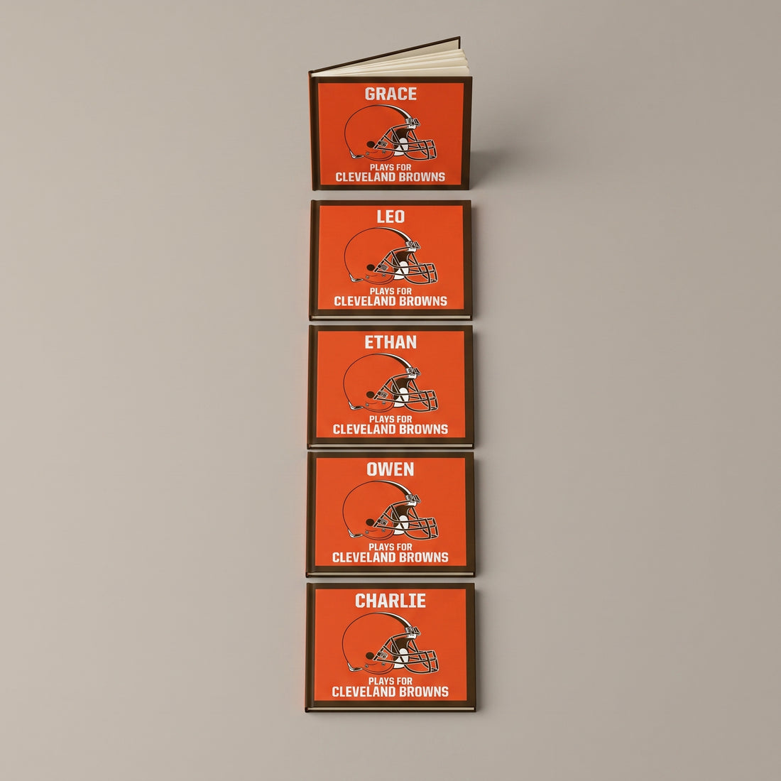 Cleveland Browns Personalised Storybook — Every name belongs