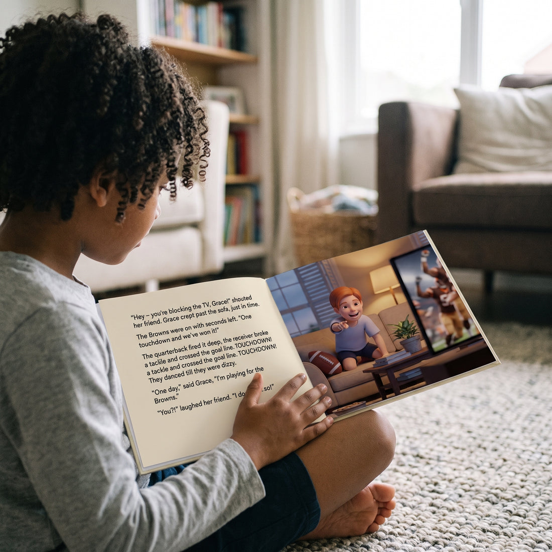 Cleveland Browns Personalised Storybook — Where the dream begins