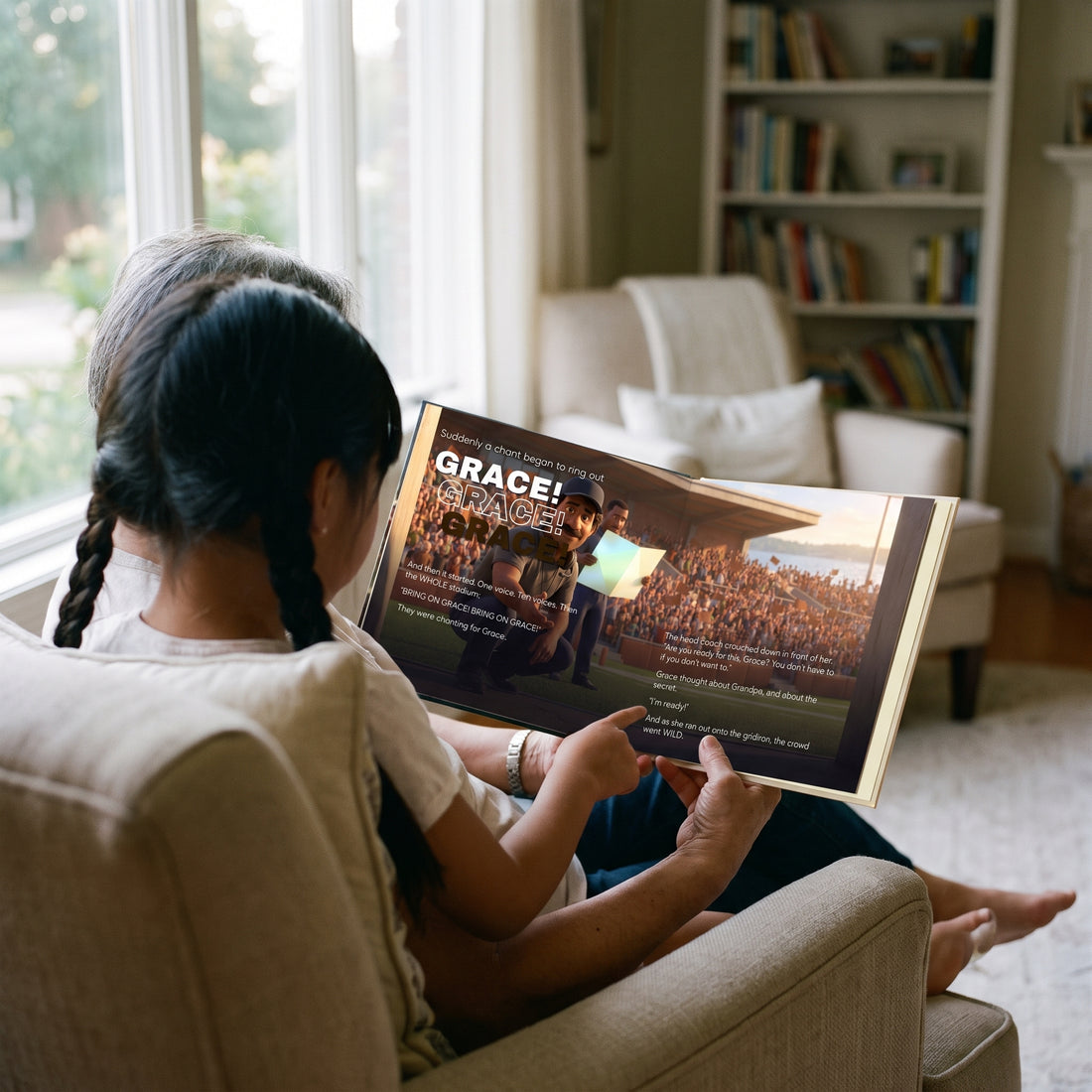 Cleveland Browns Personalised Storybook — The crowd chants their name