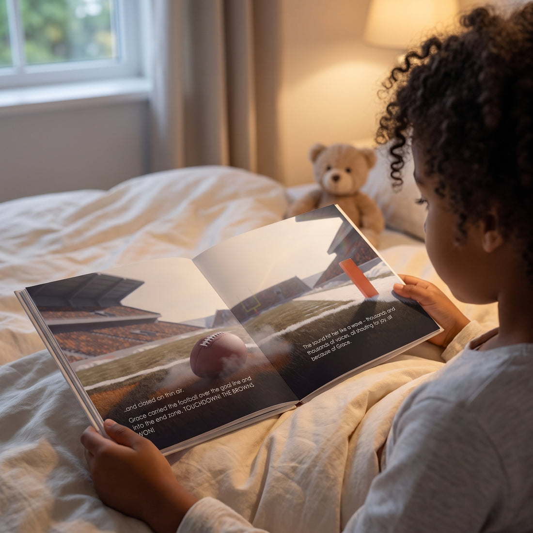 Cleveland Browns Personalised Storybook — The winning touchdown