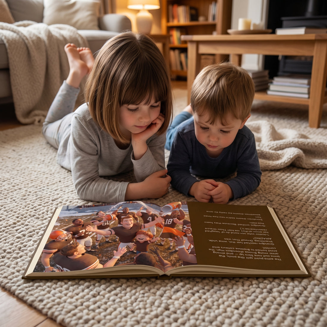 Cleveland Browns Personalised Storybook — Their game-winner page