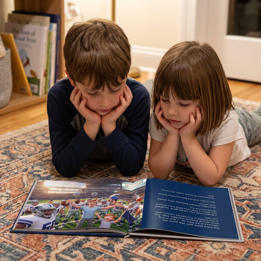 Dallas Cowboys Personalised Storybook — Their game-winner page