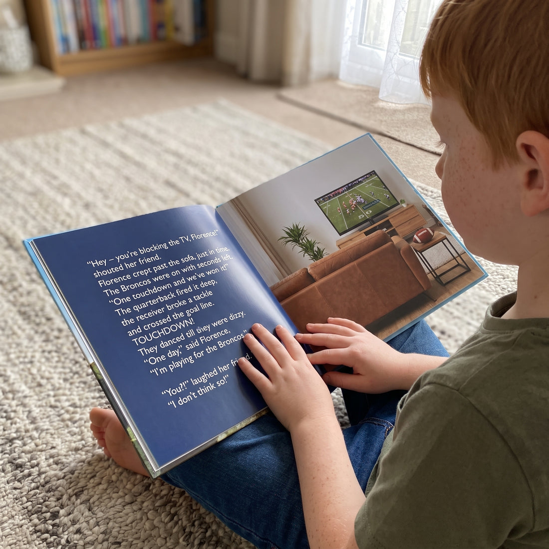 Denver Broncos Personalised Storybook — Where the dream begins