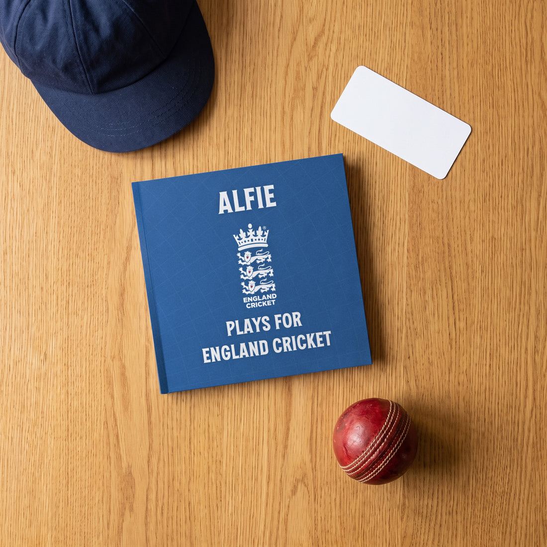 ECB Personalised Storybook — Matchday flat-lay