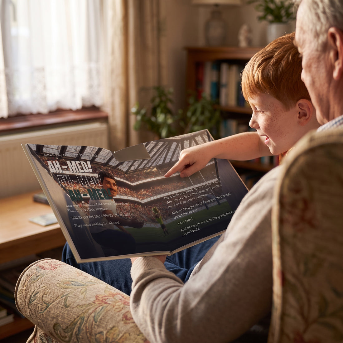 England Rugby Personalised Storybook — The crowd chants their name