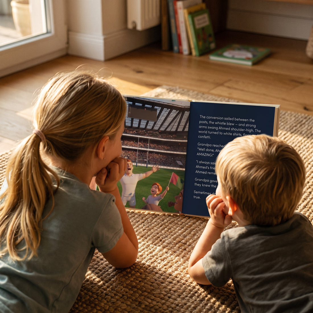England Rugby Personalised Storybook — Their matchwinner page